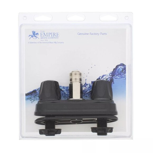 American Brass 4" Quick Disconnect Valve – Matte Black, Heavy-Duty Plumbing - Picture 4 of 6